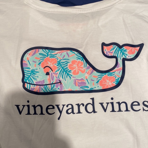 Vineyard vines long sleeve white tee size M - Picture 6 of 6